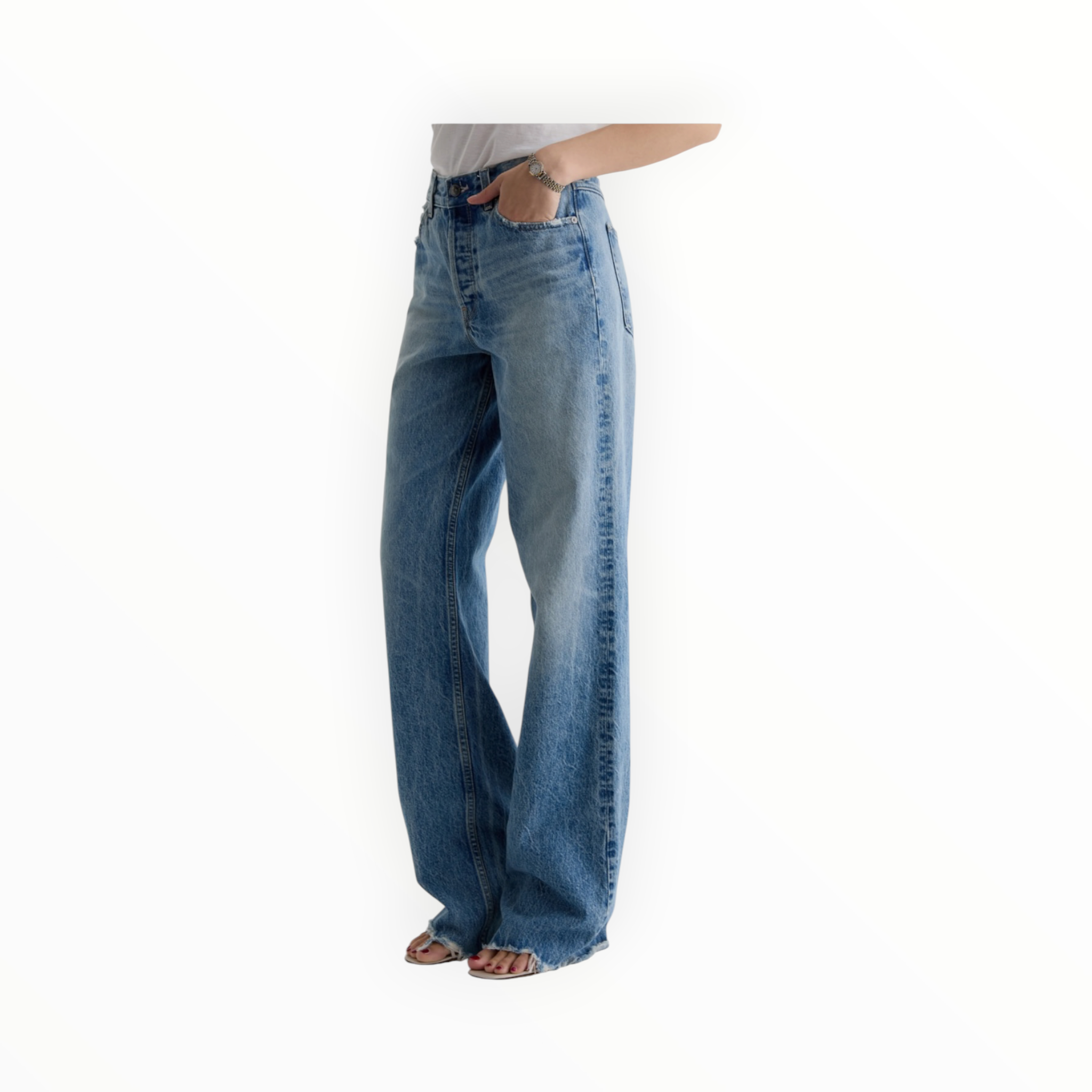 AG Jeans Billie Jean Low Slung Straight Leg - Sierra Meadow