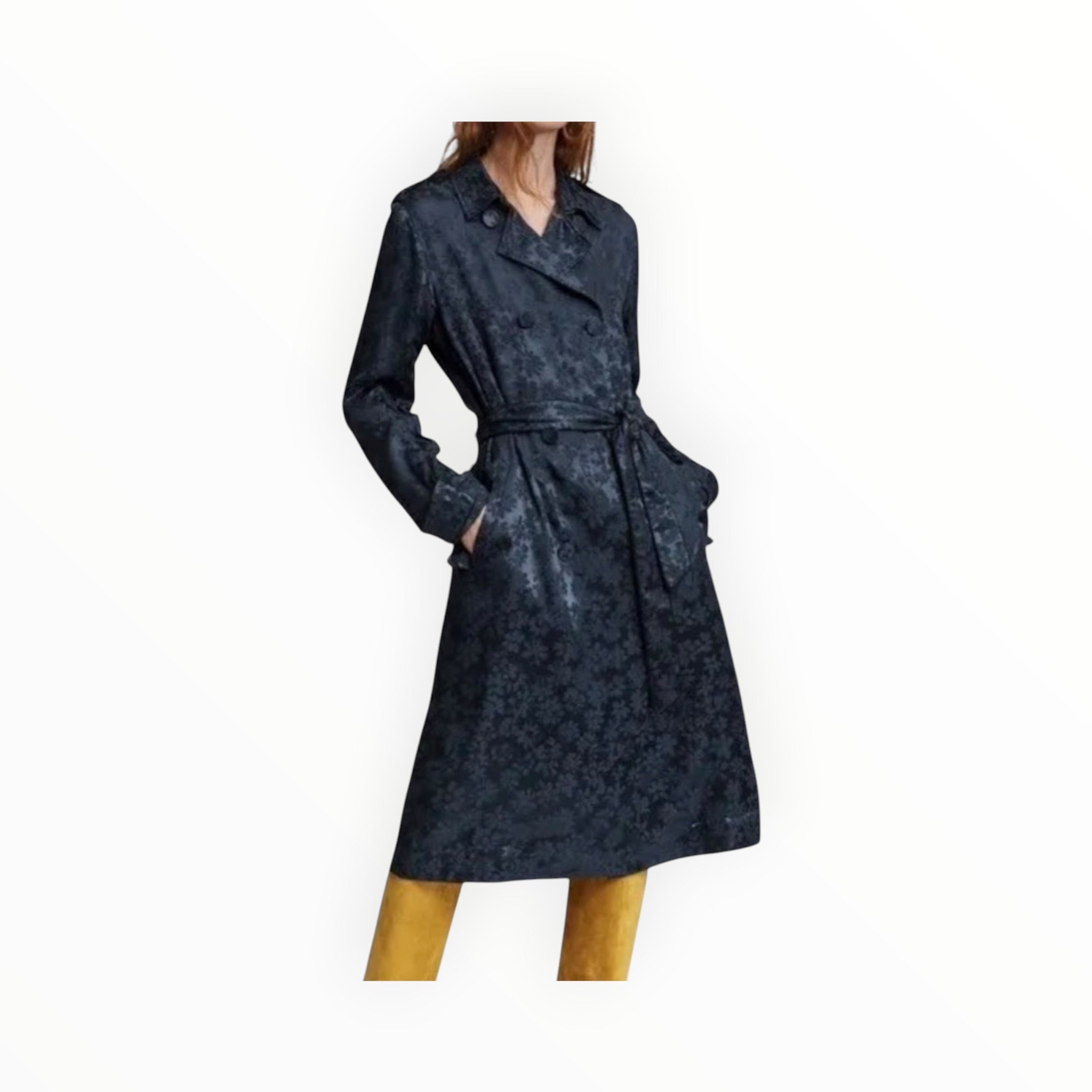 rag & bone Renee Floral Trench Coat