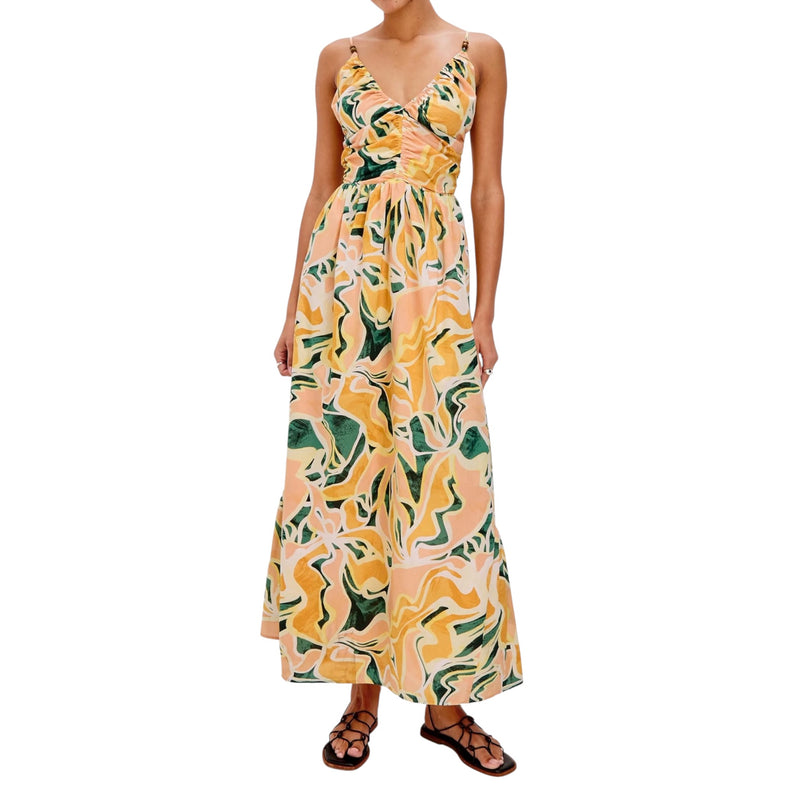 Rails Palm Dress - Tulum