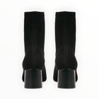 Vince Tasha Knit Ankle Boots- Black
