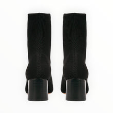 Vince Tasha Knit Ankle Boots- Black