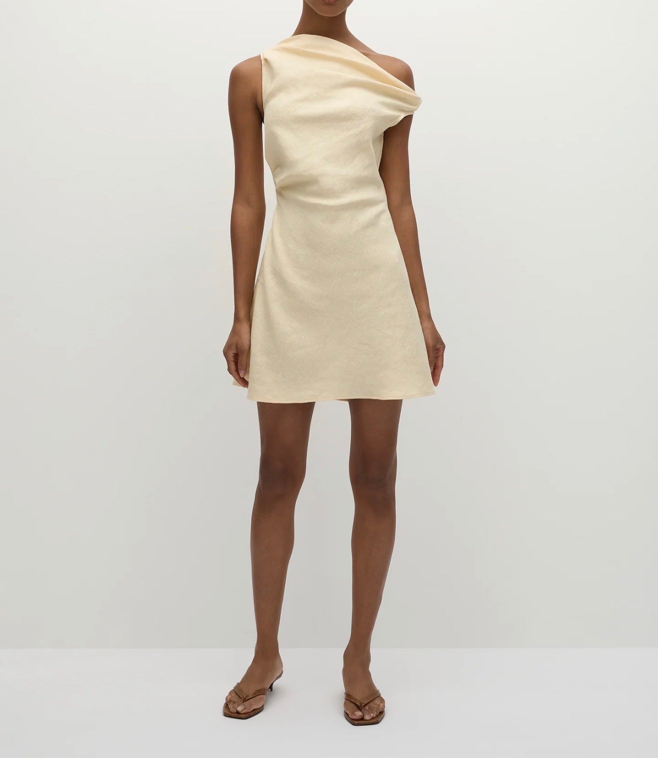 Faithful the Brand Suis Mini Dress - Butter