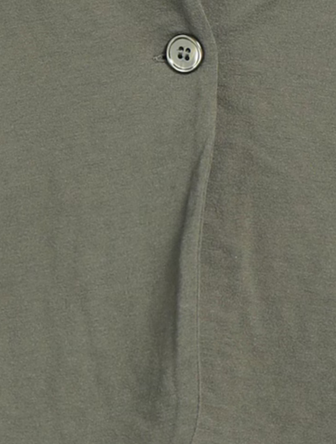 Majestic Filatures French Terry Brushed Fleece One-Button Blazer - Cuir