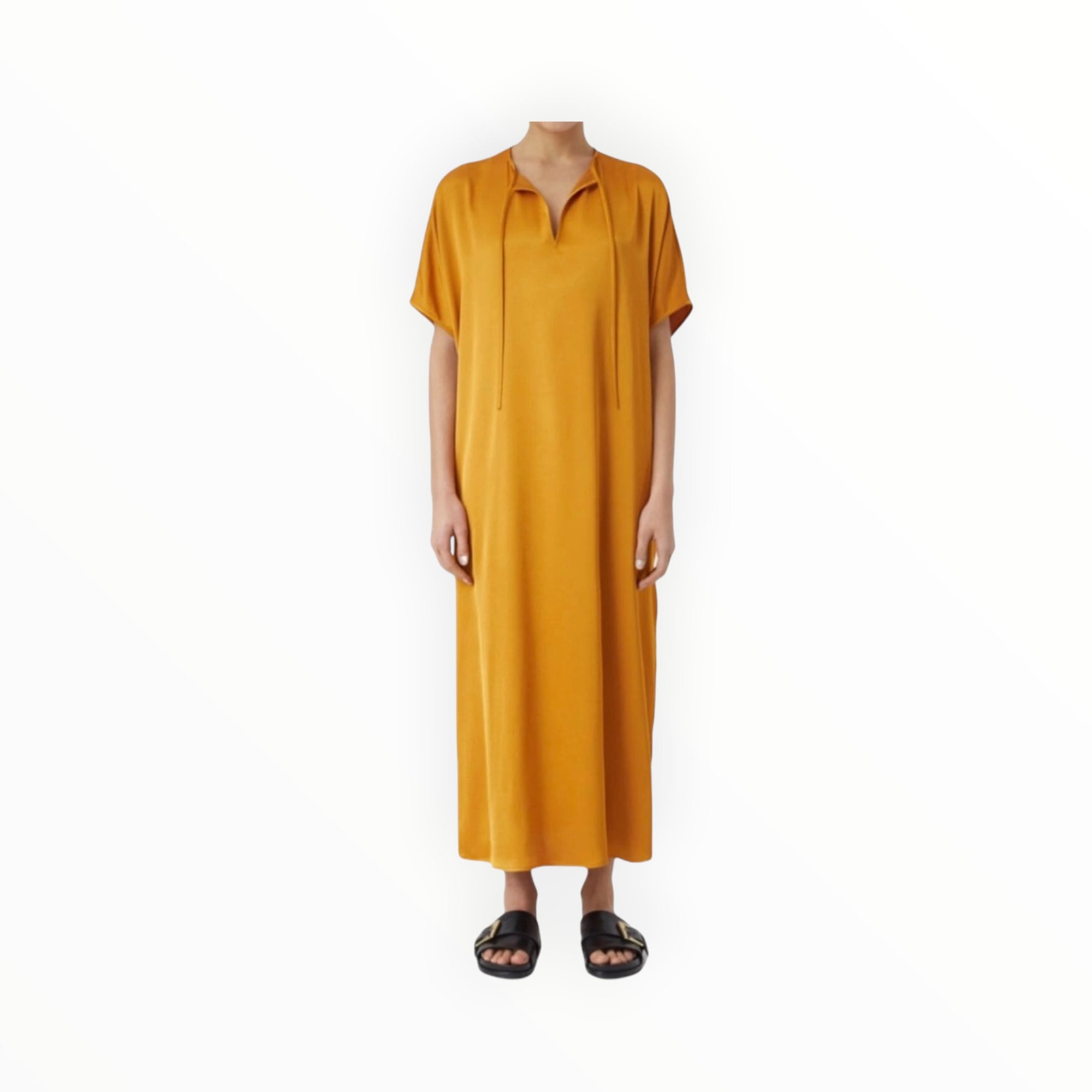 Closed Tunic Dress - Golden Cinnamon