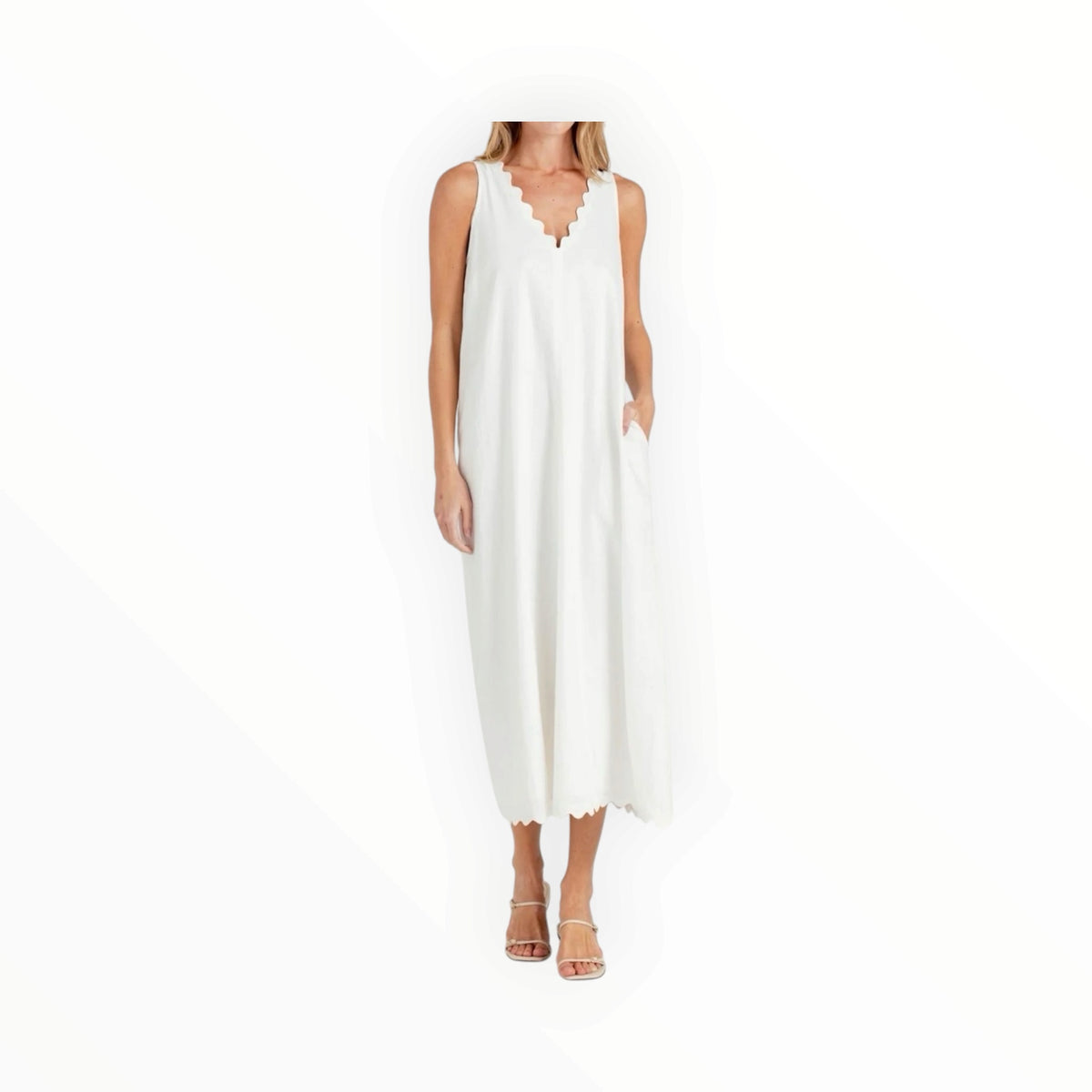 sundays Ellery Dress - Whisper White
