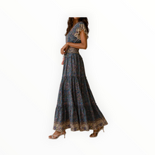 SALROSA Long Print Dress - Mint Floral