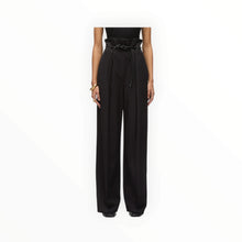 3.1 Phillip Lim Wide Leg Origami Pant - Black