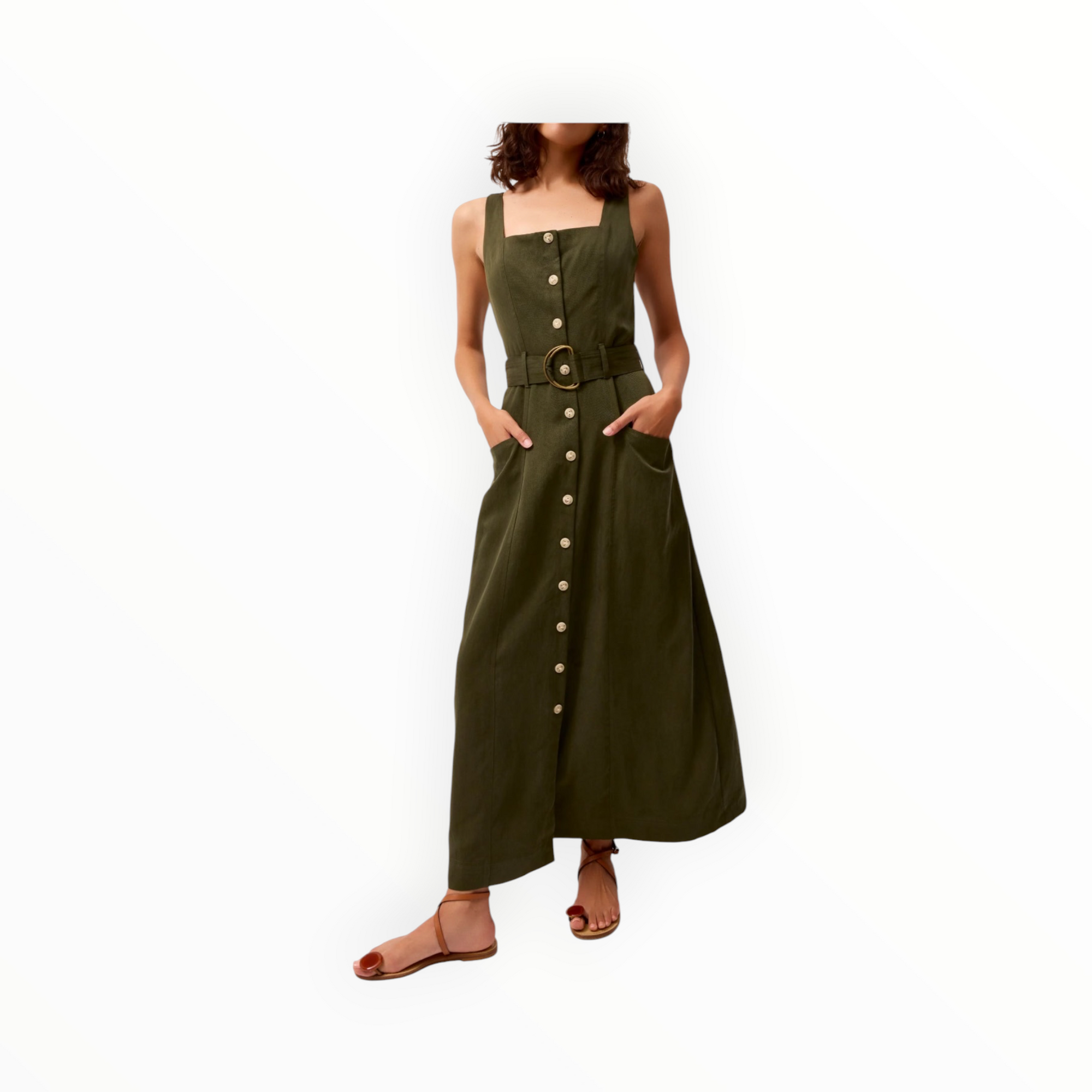 Marie Oliver Whitner Dress - Rosin