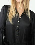 Zadig & Voltaire Randy Satin Dress - Black