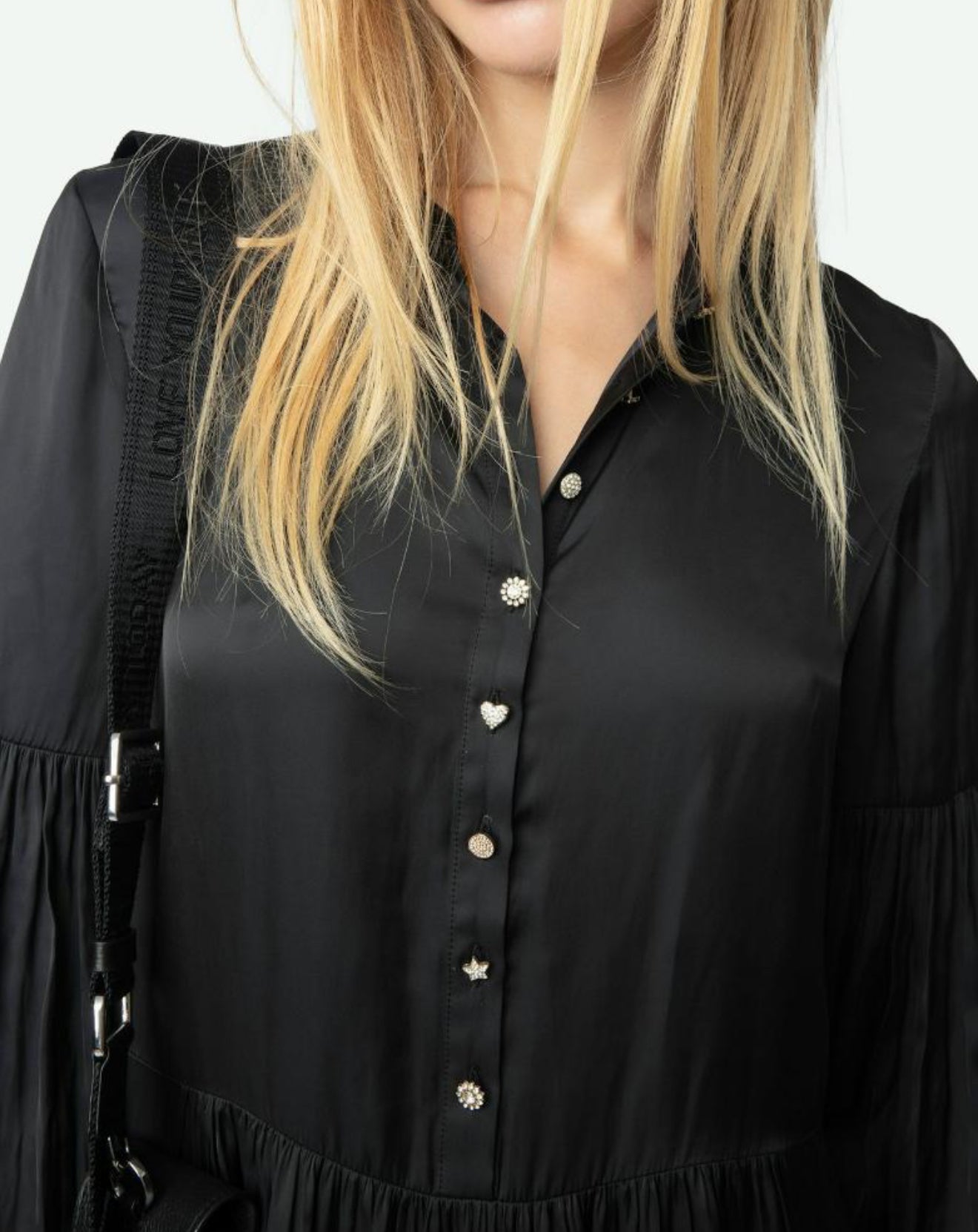 Zadig & Voltaire Randy Satin Dress - Black