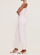 DL1961 Hepburn High Rise Wide Leg Jeans - Primrose Pink