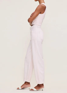 DL1961 Hepburn High Rise Wide Leg Jeans - Primrose Pink