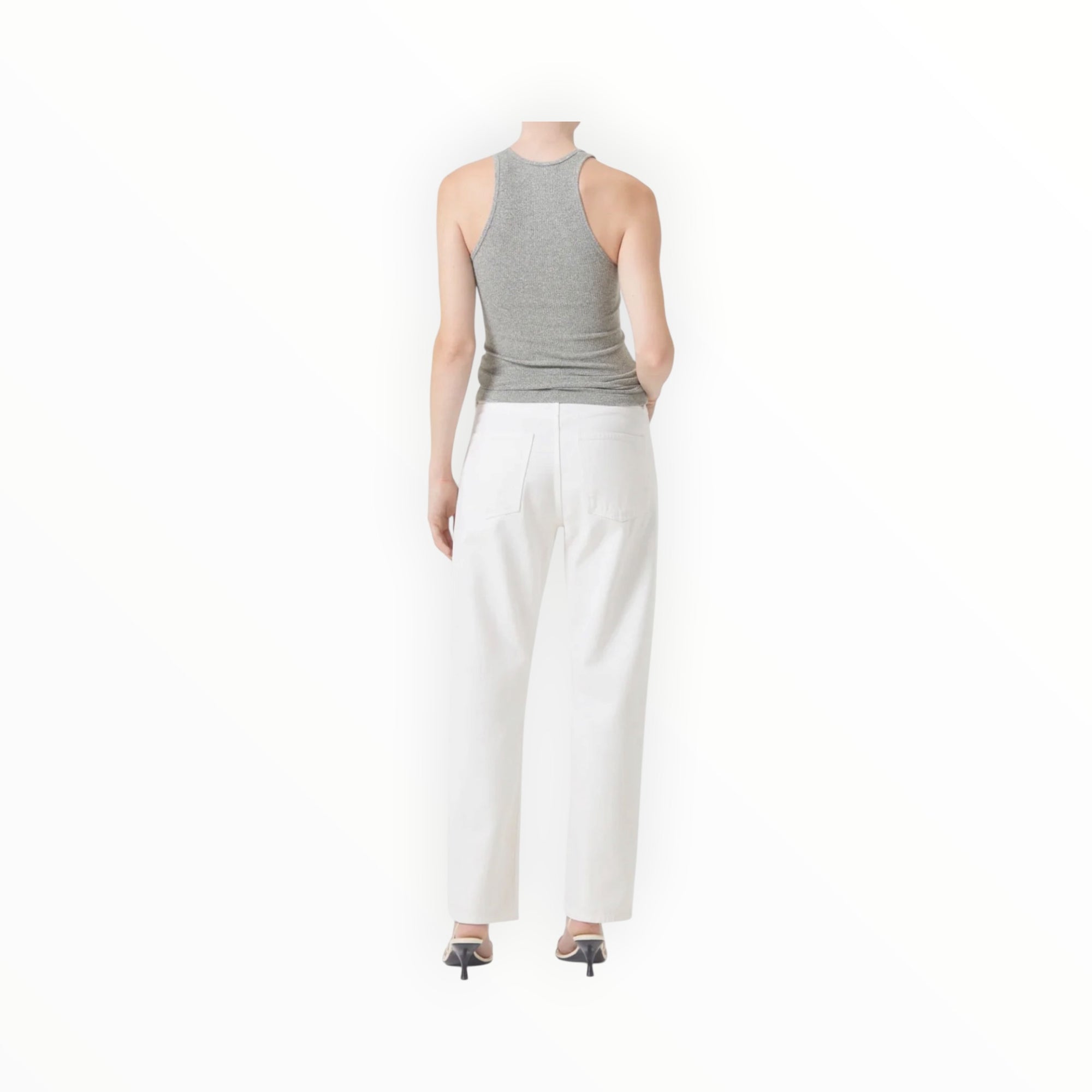 AGOLDE Bianca Tank Top - Celery