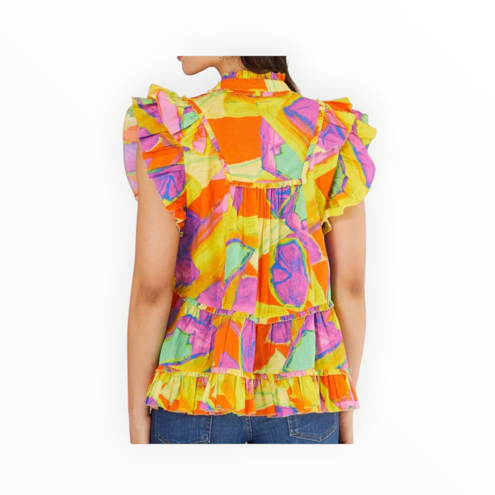 Alivia The Tina Top - Colorblock Multi
