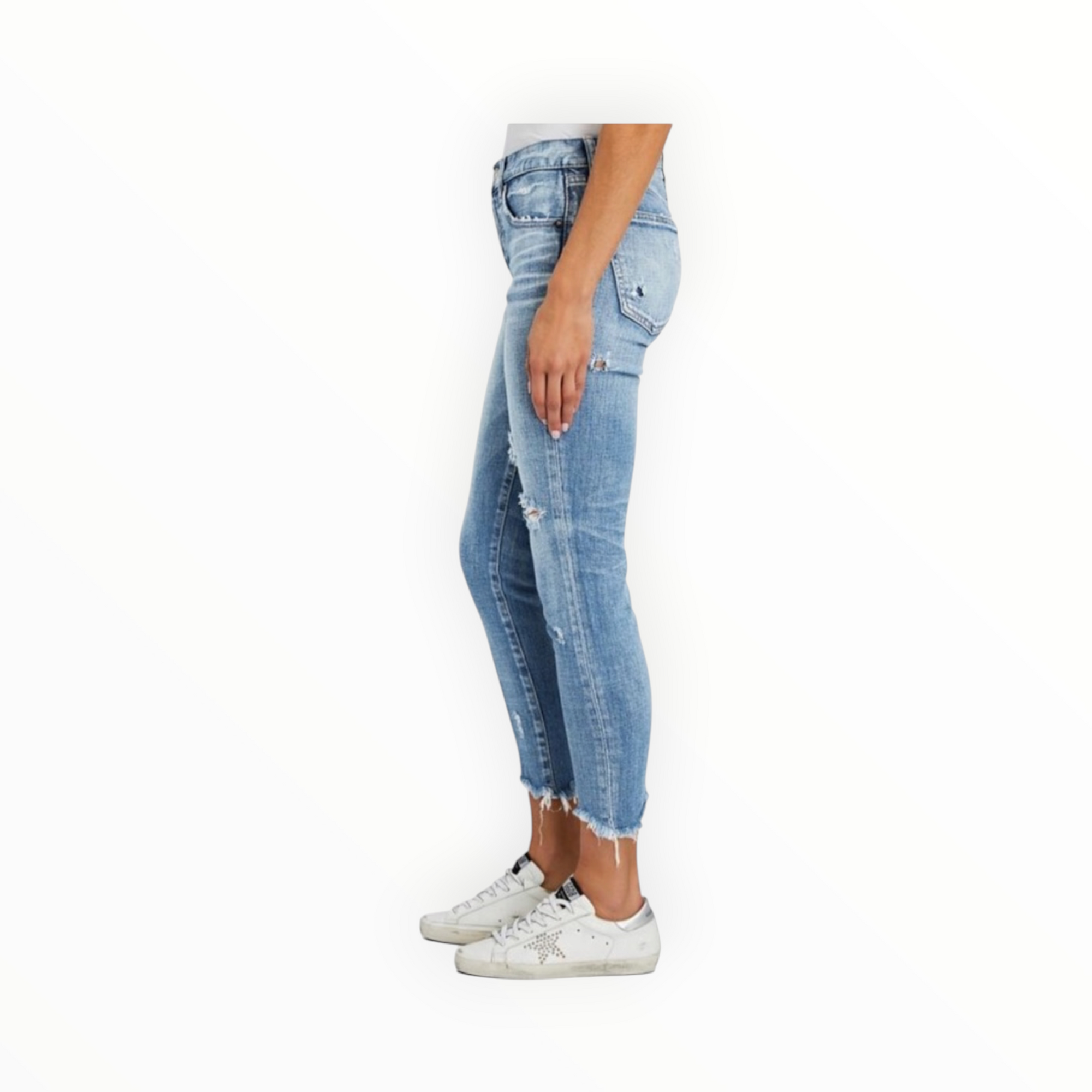 Moussy Vintage Glendele Skinny Jeans - Blue Wash