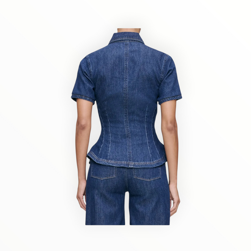 DL1961 Joice Shirt - Inkwell Aura