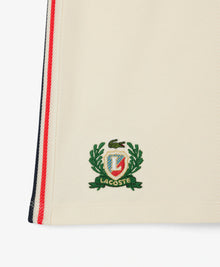 Lacoste French Made Textured Piqué Skirt - Cream