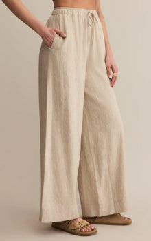 Z Supply Henri Washed Linen Pant - Flax