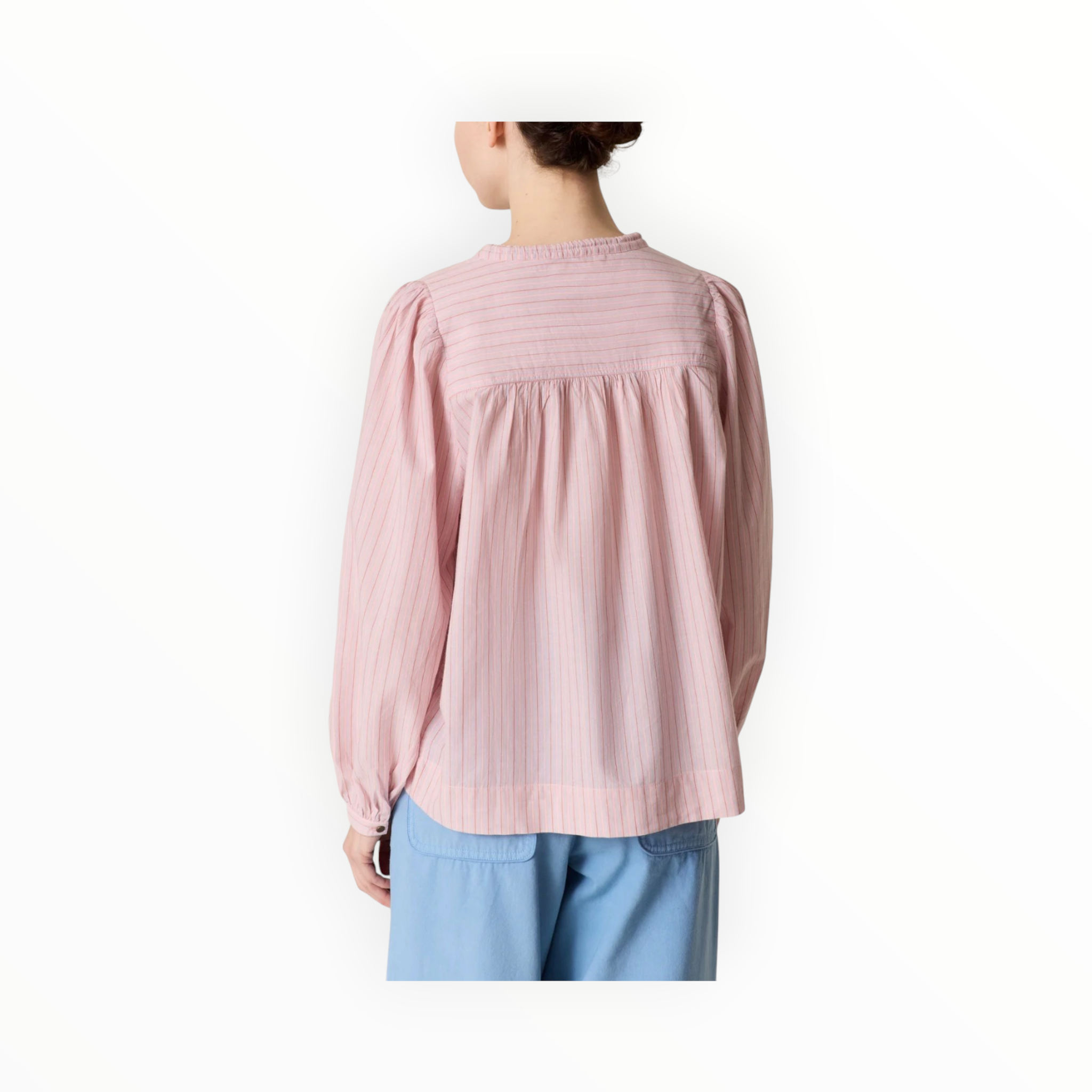 Leone & Harper Cem Stripe Blouse - Pink