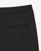 Lacoste High Waist Flared Dress Pants - Black