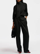 Essentiel Antwerp Evanescent Satin Pants - Black