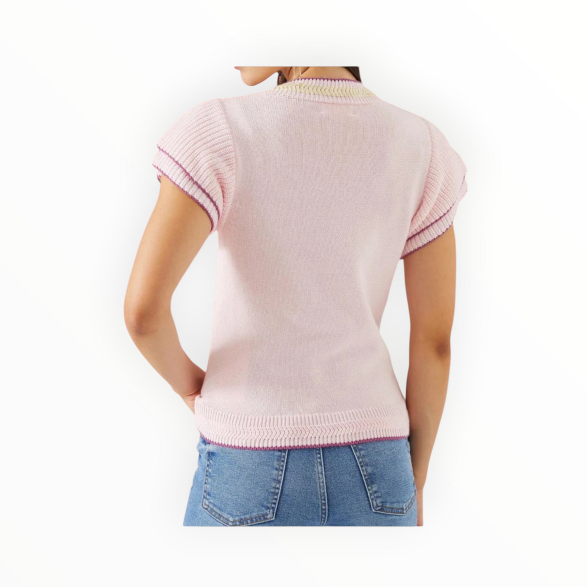 Alivia Chelsea Sweater - Pink