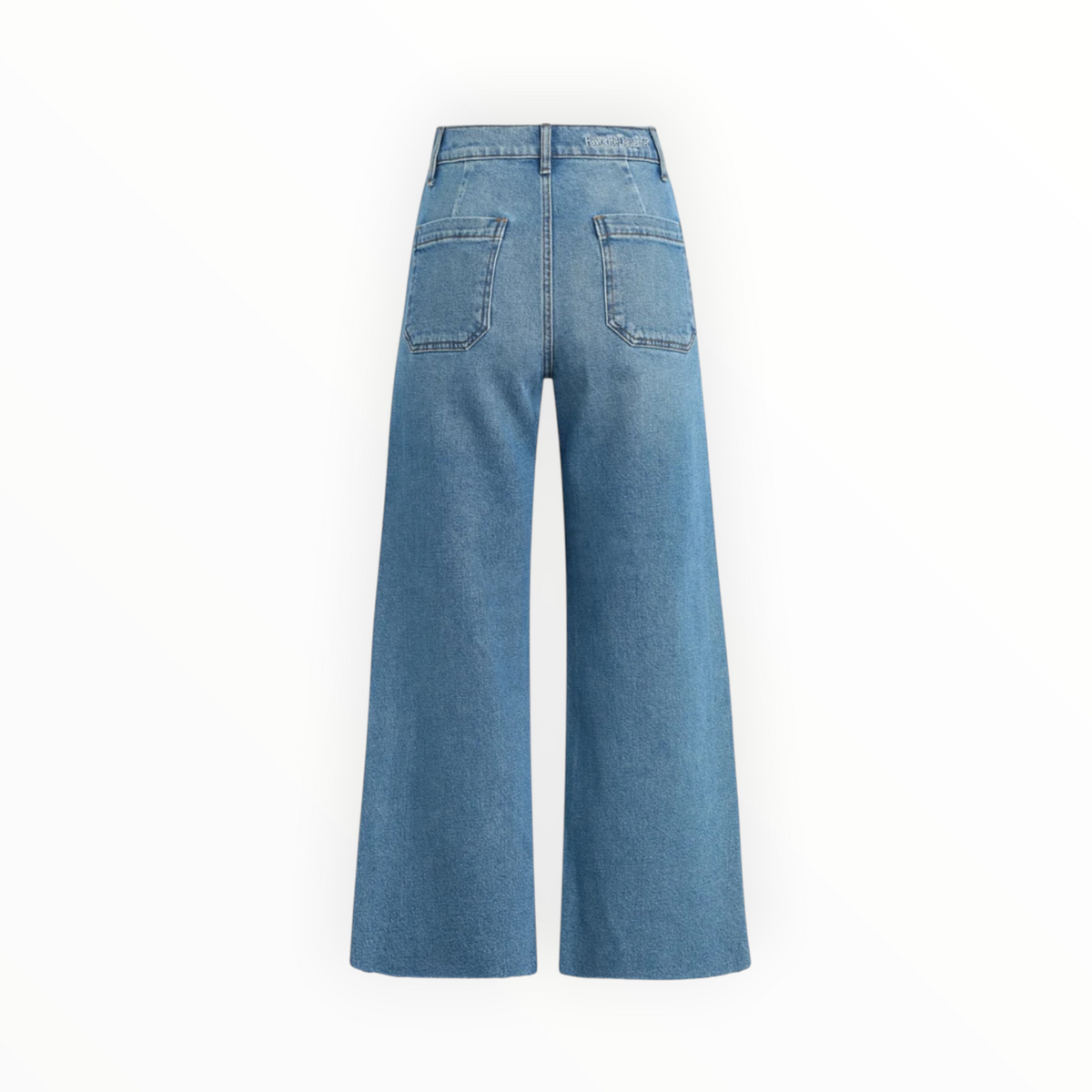 Favorite Daughter Mischa Super High Rise Wide Leg Ankle - Rio
