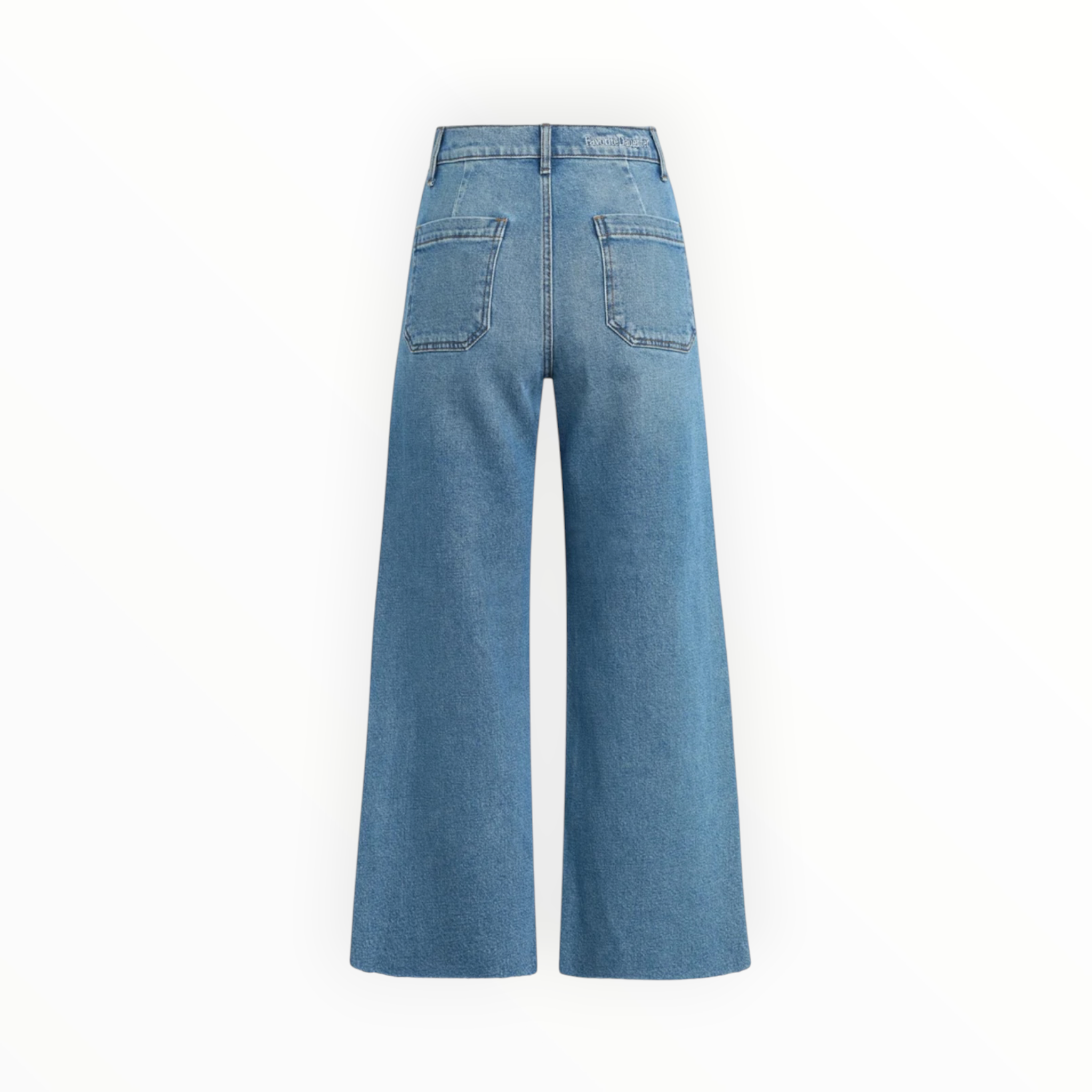 Favorite Daughter Mischa Super High Rise Wide Leg Ankle - Rio