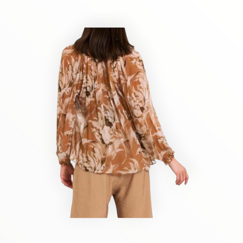 Christy Lynn Karla Blouse - Calla Lily Spice