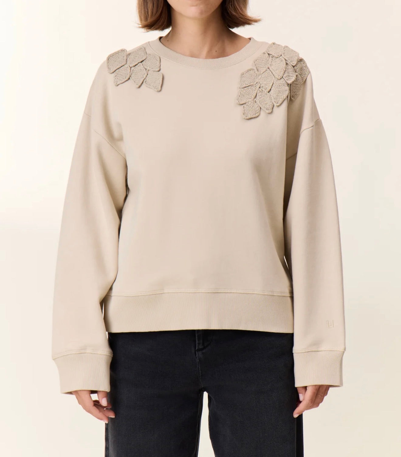 Leon & Harper Siena Autumn Sweatshirt - Ciment