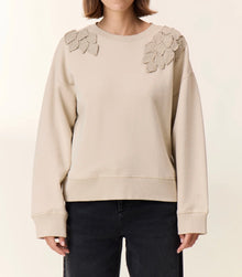 Leon & Harper Siena Autumn Sweatshirt - Ciment