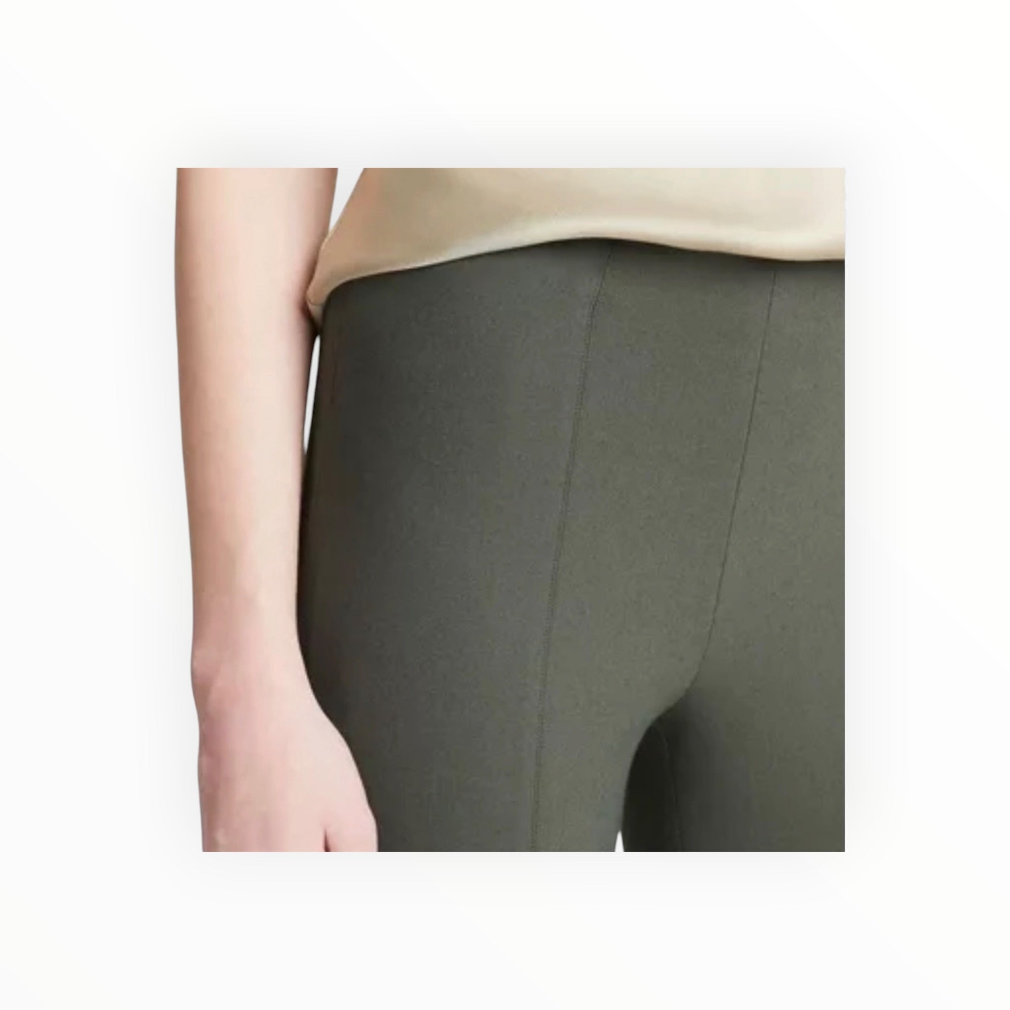 Vince Italian Stitch Front Seam Legging - Night Pine