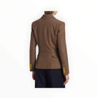 A.L.C. Chelsea Plaid Double-Breasted Blazer - Chestnut Multi