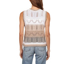 Cotton by Autumn Cashmere Wavy Pointelle Striped Muscle Tee