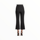 Milly Betsy Flared Bouclé Knit Pants - Black