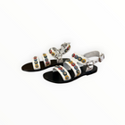 Nanni Milano Studded Sandal -White Multi