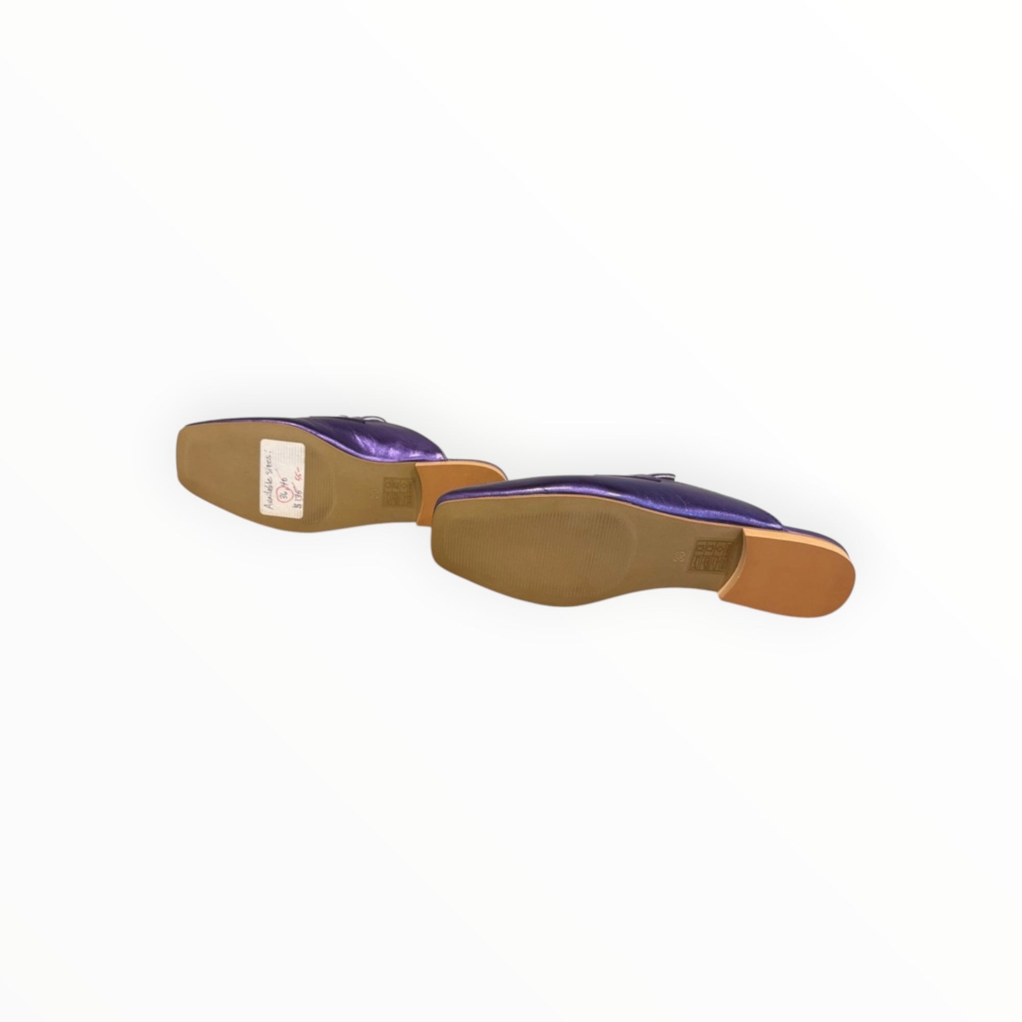 Psophía Loafer Slide - Purple Metallic