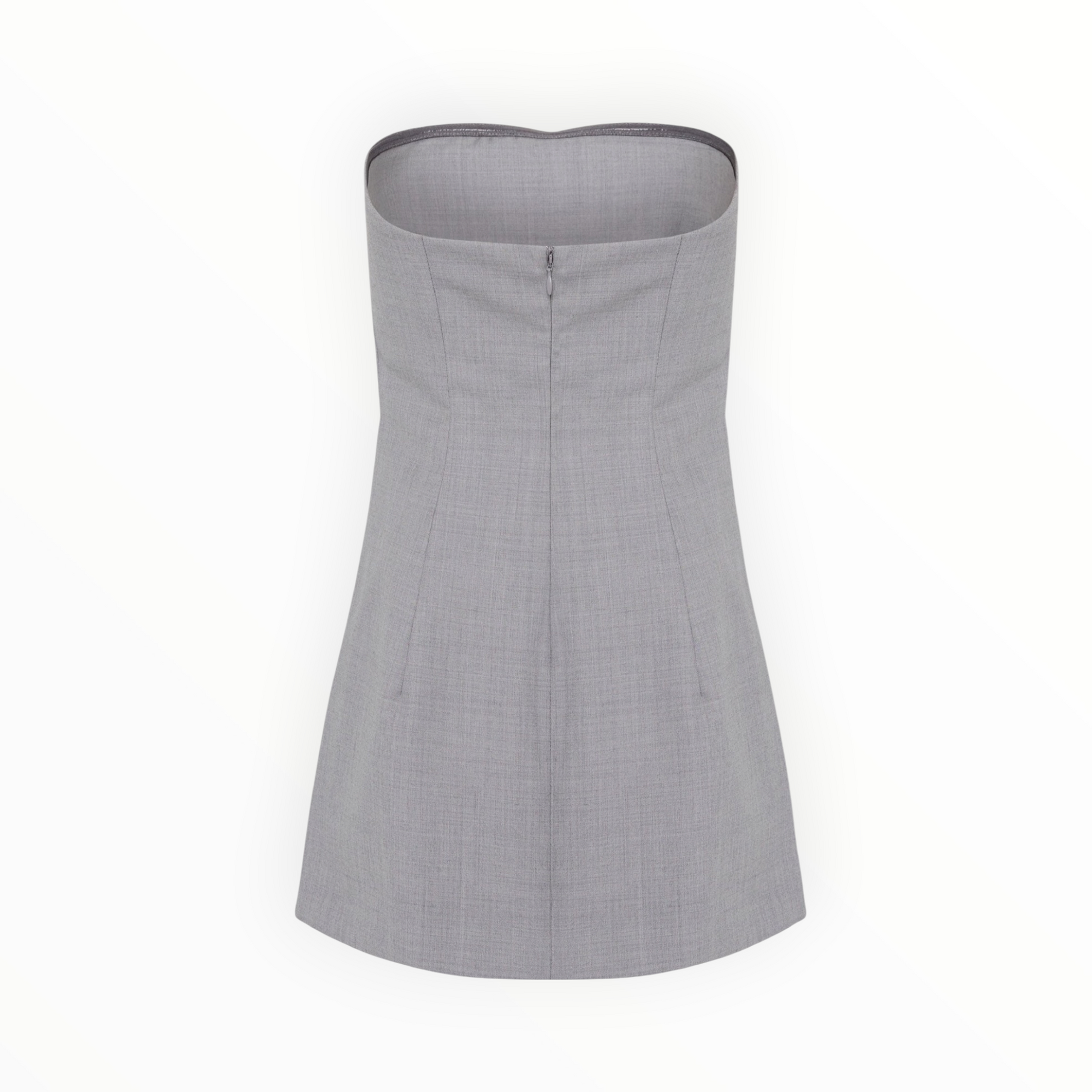 St. Agni Wool Column Tunic - Grey