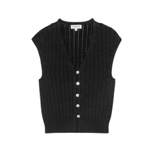 Nation Ltd Morganna Sweater Vest - Jet Black