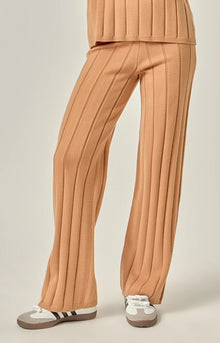 English Factory Texture Knit Bottom - Camel