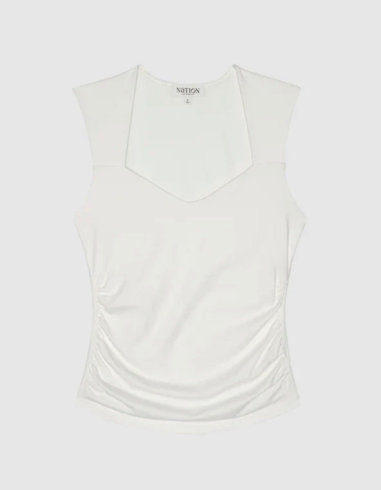 Nation Ltd Haven Tee - Porcelain