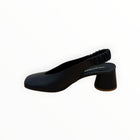 Halmanera Cala 63 Leather Slingback - Navy