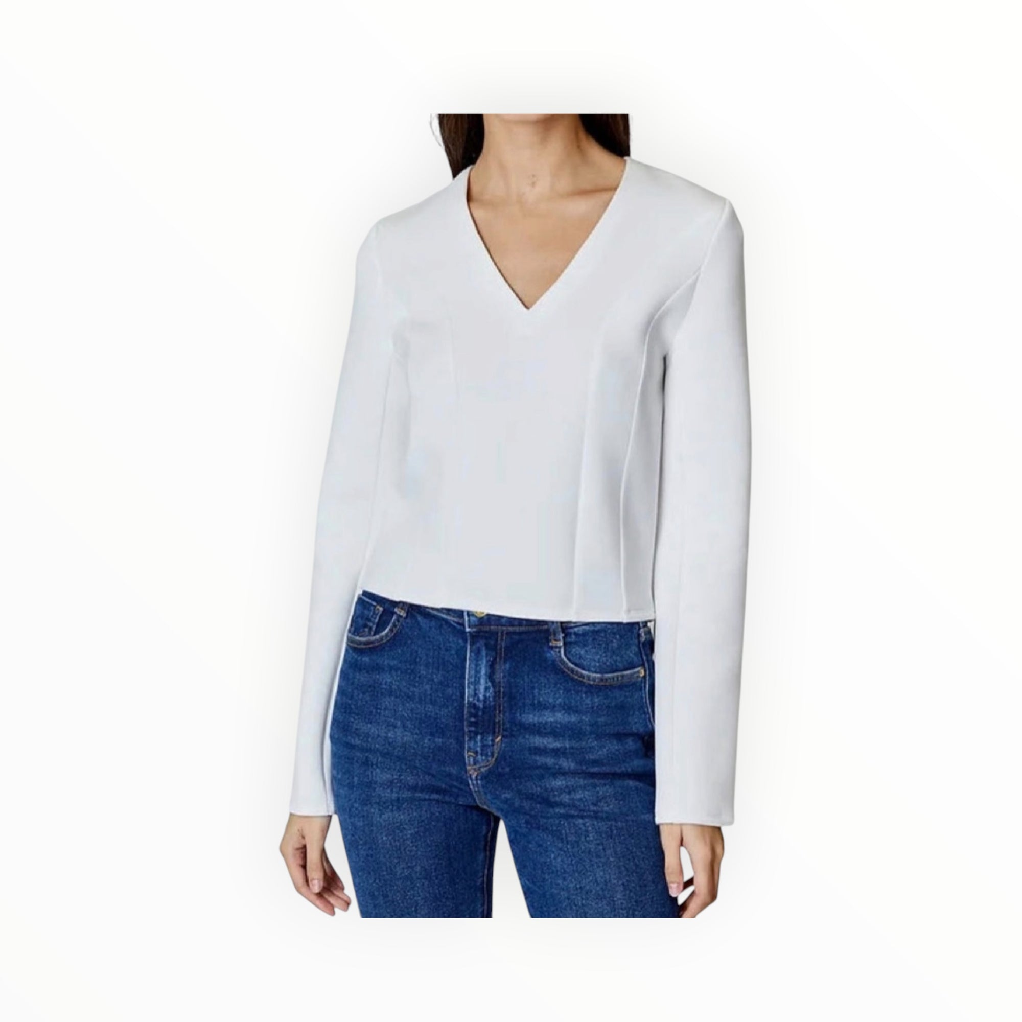 dh New York Margot Scuba Top - White