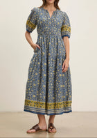 Velvet by Graham & Spencer Natalia Dress - Blue Floral