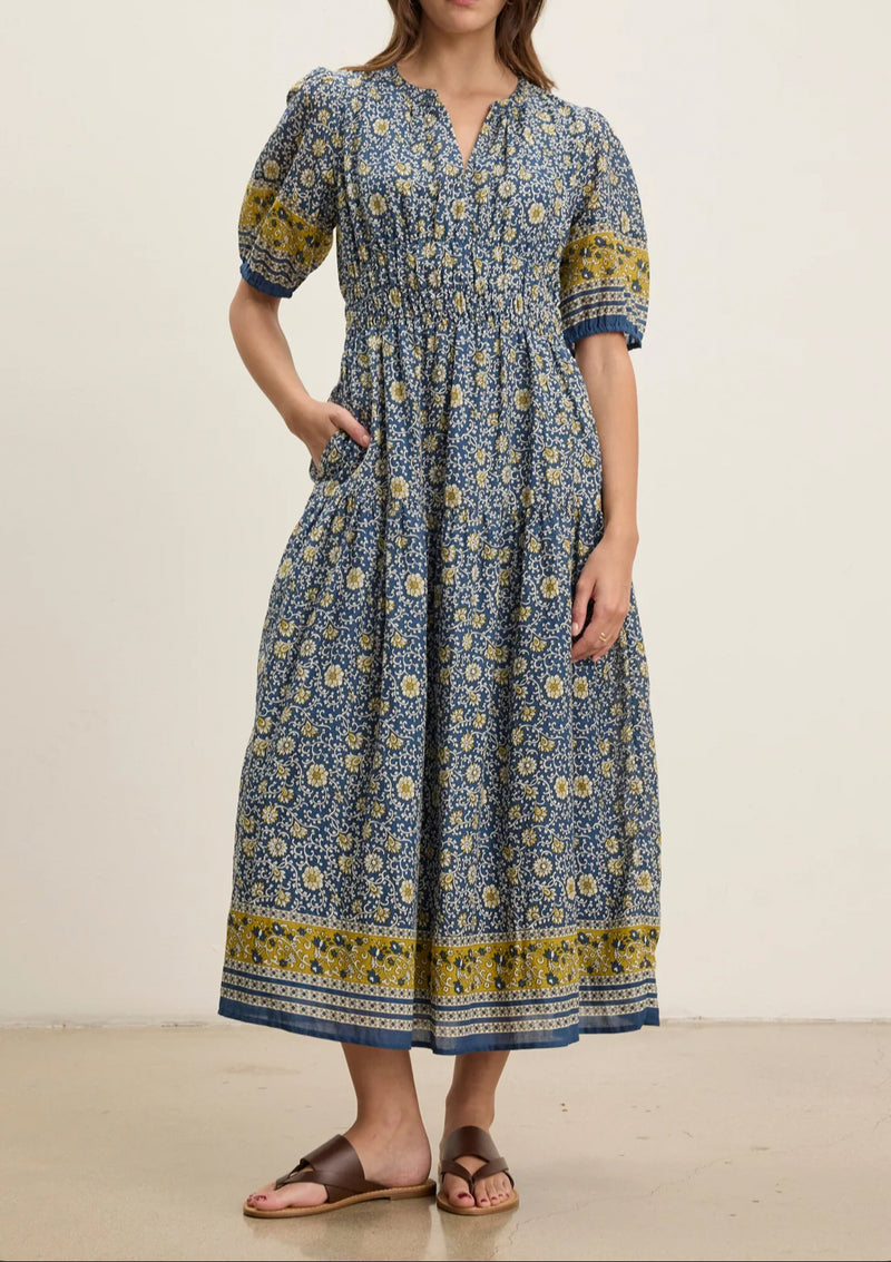 Velvet by Graham & Spencer Natalia Dress - Blue Floral