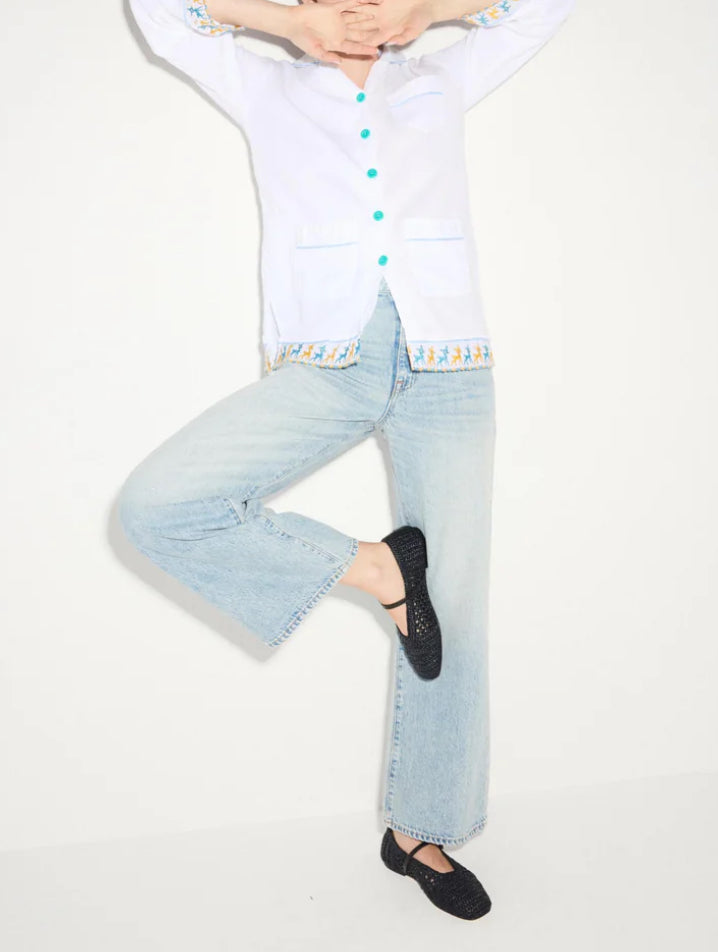 Frēda Salvador Jules Mary Jane - Black Raffia