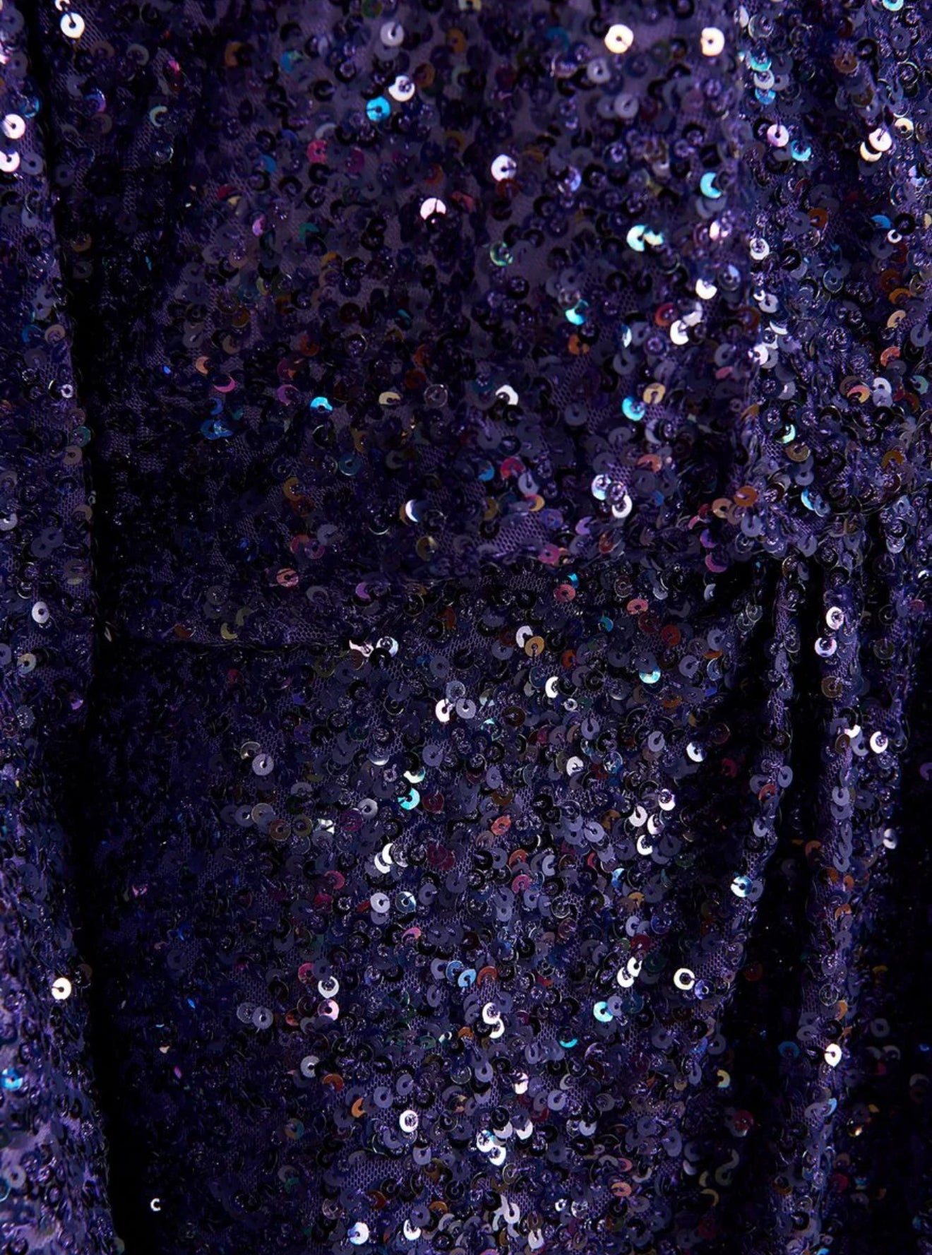 Essentiel Antwerp Entire Sequin Dress - Indigo/Night Reflection