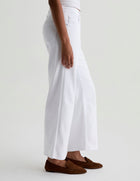 AG Jeans Saige Wide Leg Crop - Gallery White