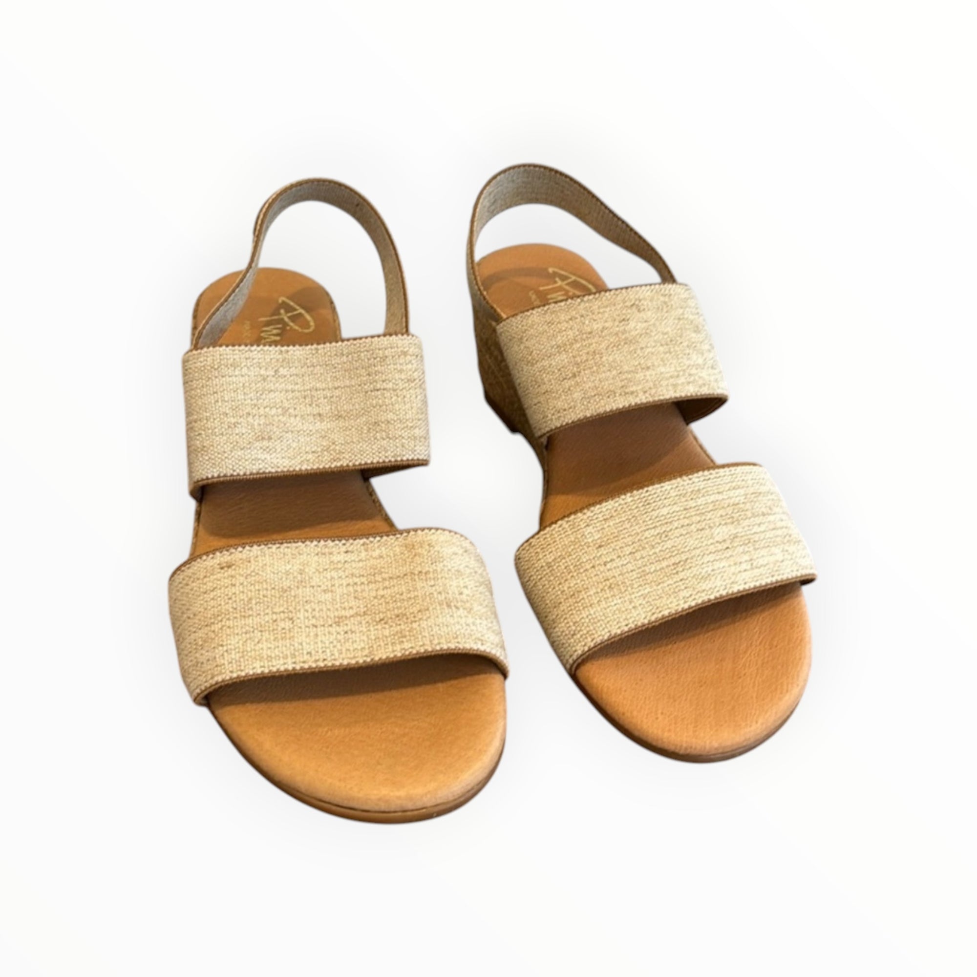 Pinaz Elastic Strap Espadrille - Natural