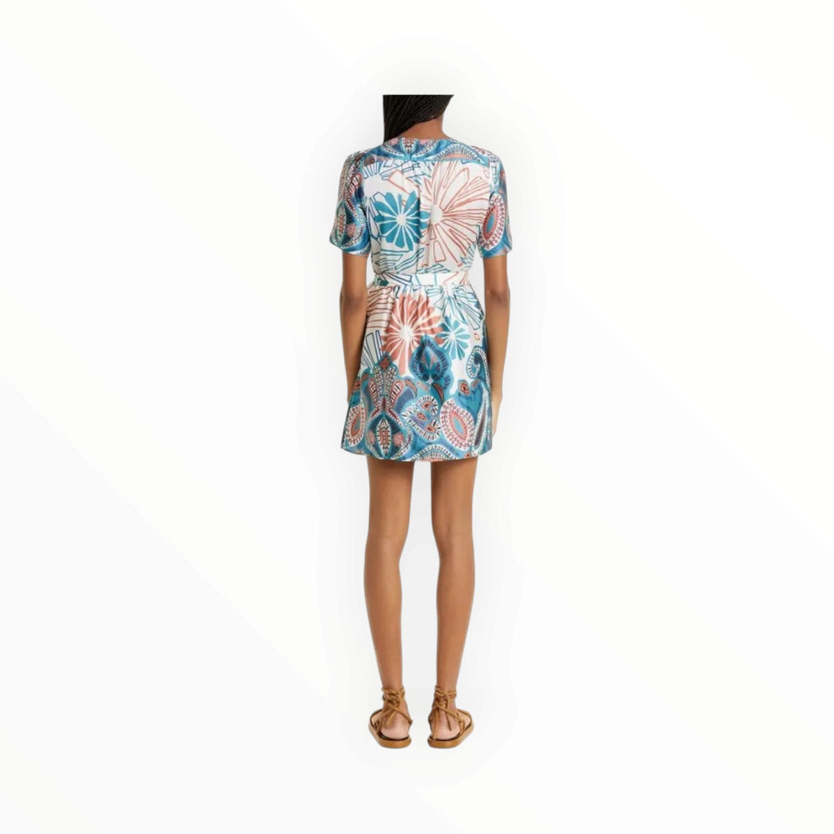 ba&sh Jara Short Dress - Turquoise